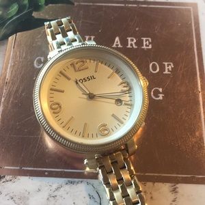 Women’s gold tone watch